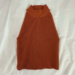 Aritzia Sculpt Knit Mock-neck Tank